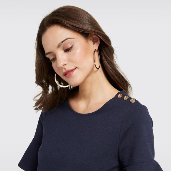 Draper James | Bell Sleeve Shift Dress - Picture 3 of 8